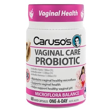 Carusos Vaginal Care Probiotic 60 Capsules