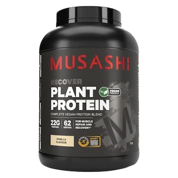 Musashi Plant Protein Powder Vanilla 2kg