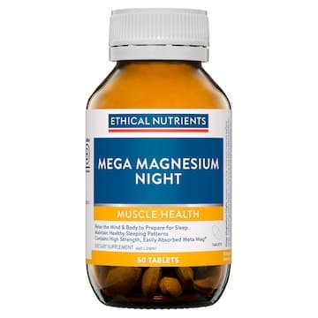 Ethical Nutrients Mega Magnesium Night 50 Tablets