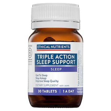 Ethical Nutrients Triple Action Sleep Support 30 Tablets