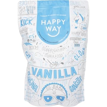 Happy Way Whey Protein Powder Vanilla 1kg