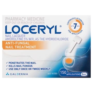 Loceryl Anti-Fungal Nail Lacquer Treatment Kit 5ml