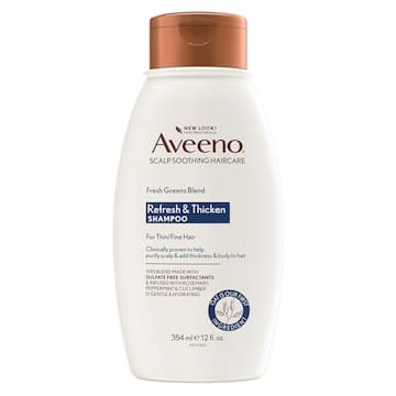Aveeno Fresh Greens Blend Refresh and Thicken Shampoo 354ml