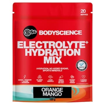BSc Electrolyte+ Hydration Mix Orange Mango 120g