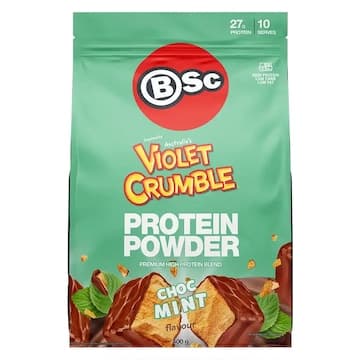 BSc x Violet Crumble Protein Powder Choc Mint 400g
