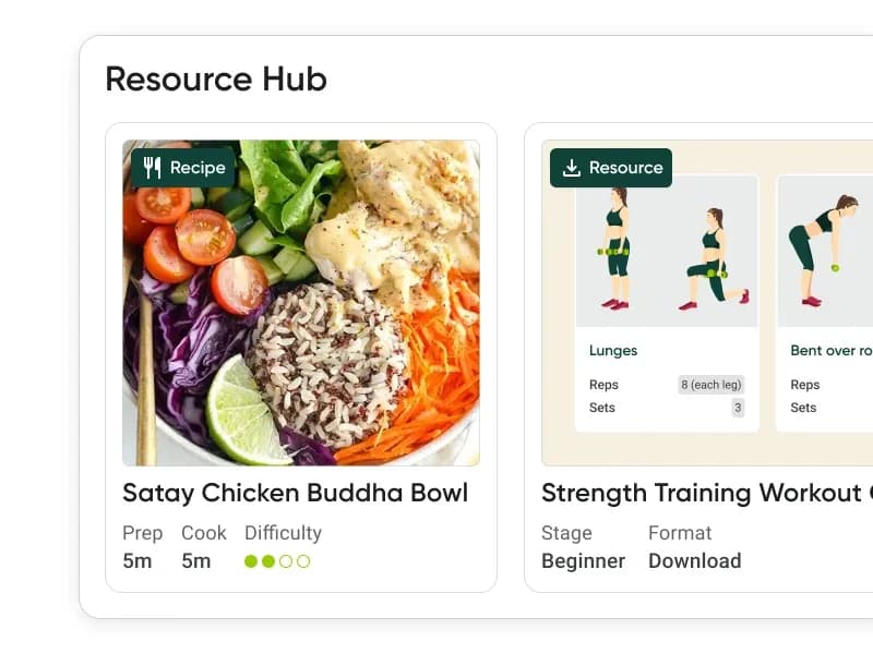 Recipes and resources